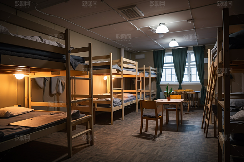 学校宿舍高中开学季摄影图