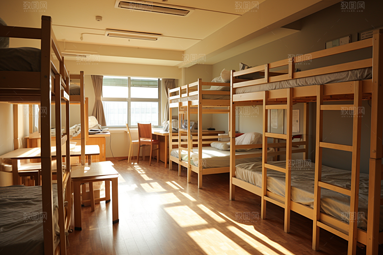 学校宿舍高清大气摄影图