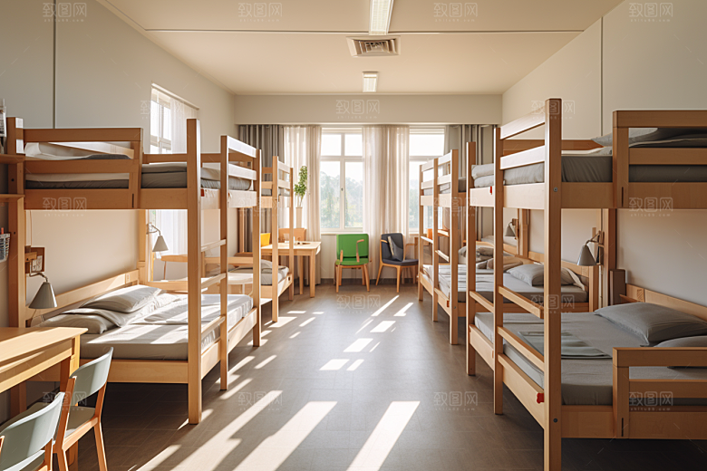 学校宿舍温馨校舍摄影图