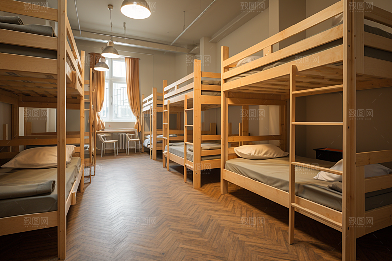 学校宿舍高中住校摄影图