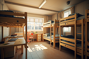 学校宿舍大学大气摄影图