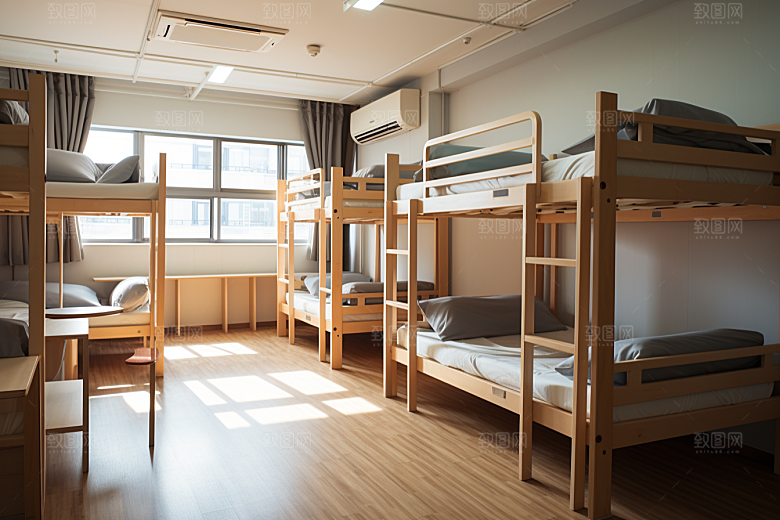 学校宿舍大学住校摄影图