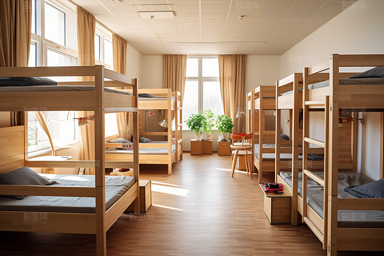 学校宿舍大学温馨摄影图