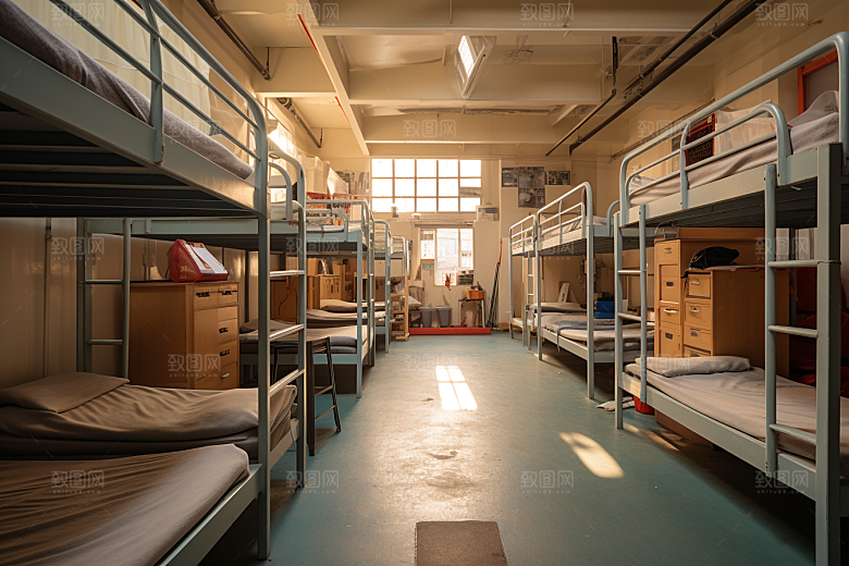 学校宿舍高中住校摄影图