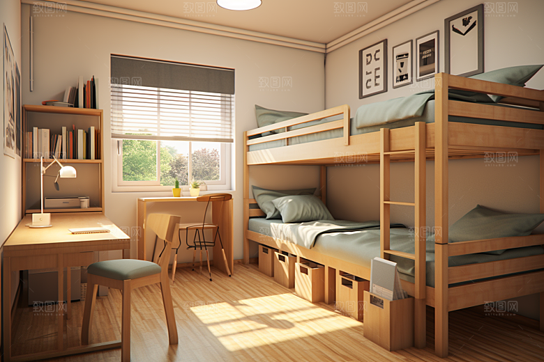 学校宿舍高清校舍摄影图