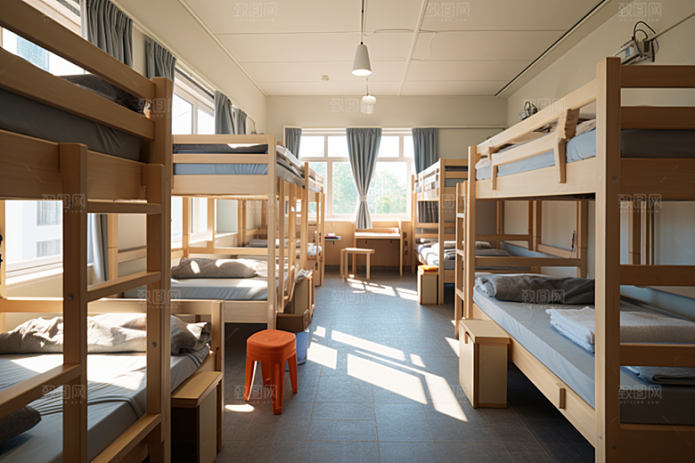 学校宿舍高清高中摄影图