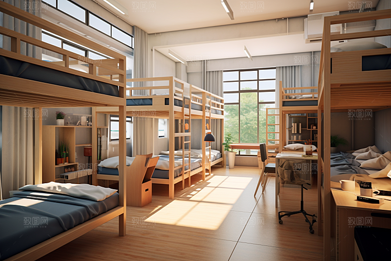 学校宿舍大学校园摄影图