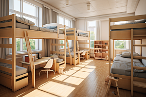 学校宿舍校园校舍摄影图