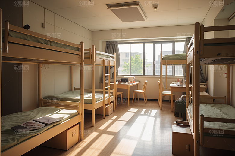 学校宿舍住校高中摄影图