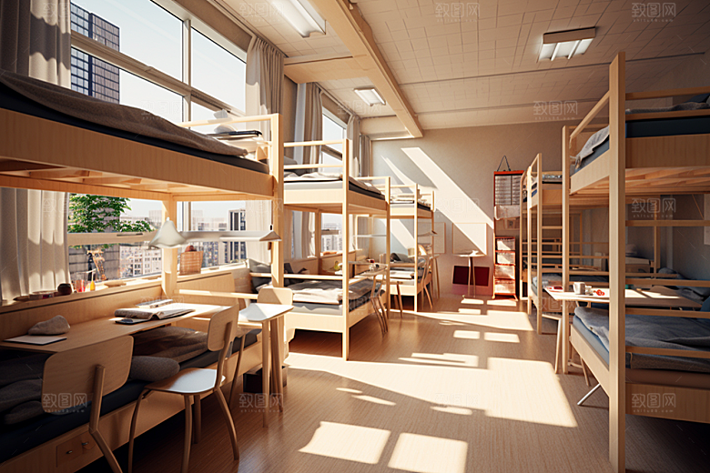 学校宿舍校园大学摄影图