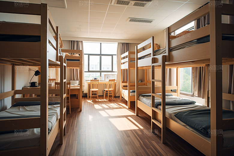 学校宿舍大学温馨摄影图