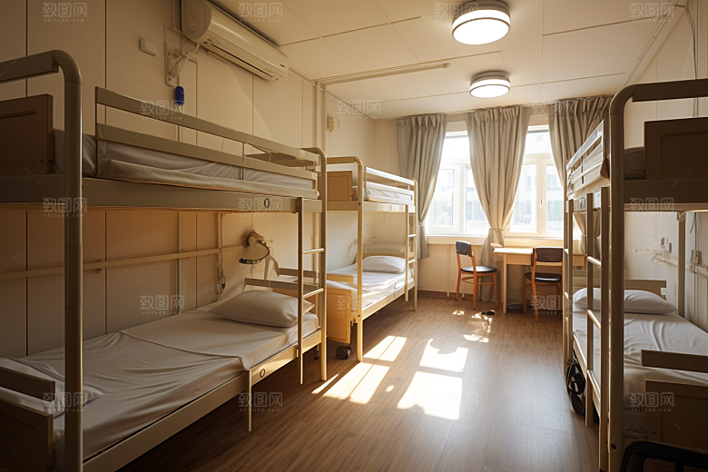 学校宿舍大气大学摄影图