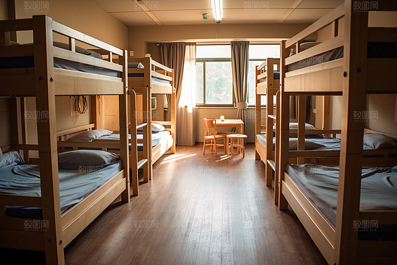 学校宿舍大学开学季摄影图