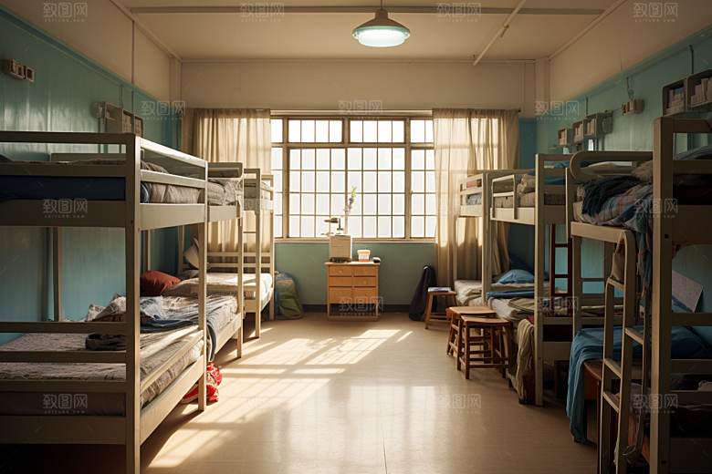 学校宿舍校舍住校摄影图