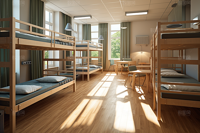 学校宿舍住校高中摄影图