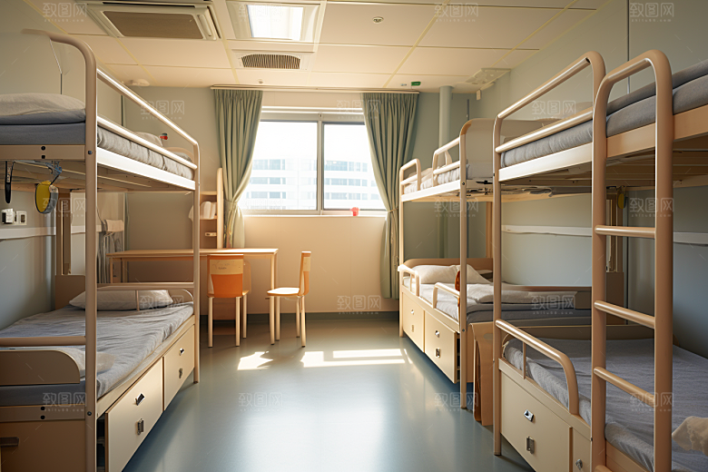 学校宿舍开学季大气摄影图