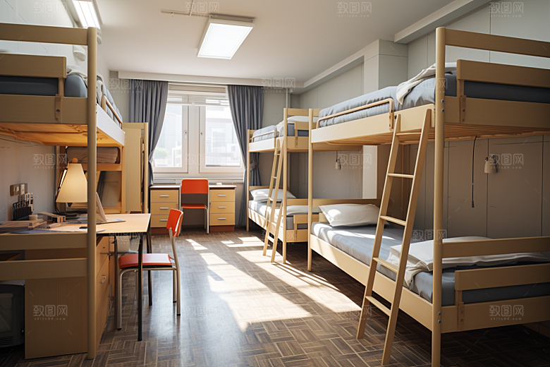 学校宿舍校舍高清摄影图