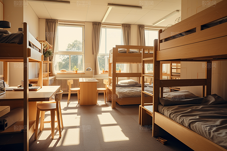 学校宿舍住校校园摄影图