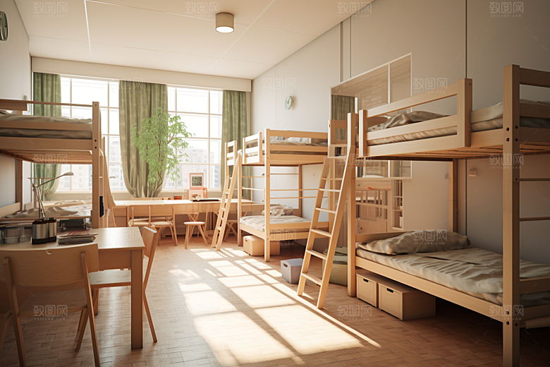 学校宿舍大学住校摄影图