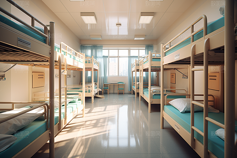 学校宿舍大学大气摄影图