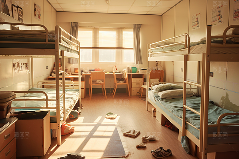 学校宿舍住校开学季摄影图