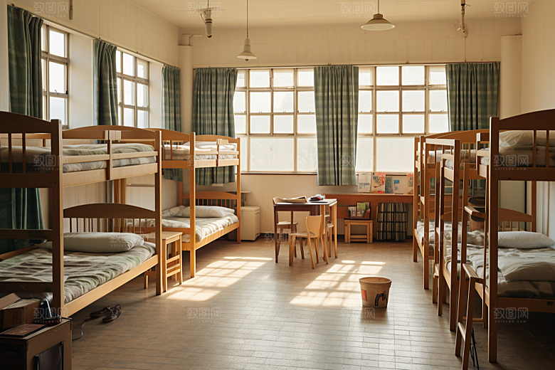 学校宿舍高清高中摄影图
