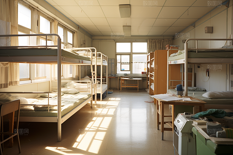 学校宿舍住校高中摄影图
