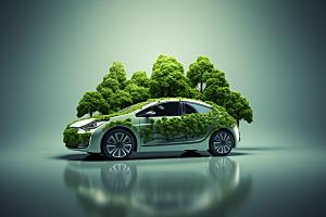 新能源汽车可持续发展节能素材