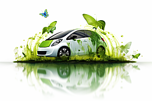 新能源汽车低碳自然素材