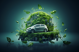 新能源汽车节能低碳素材