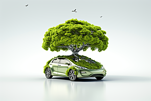 新能源汽车节能元素素材