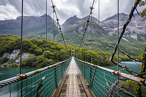 吊桥旅行野外摄影图