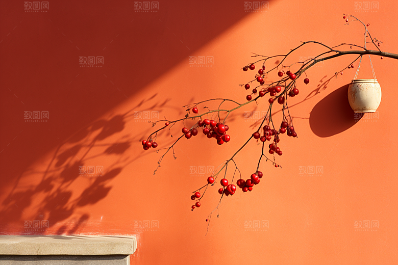 雪中腊梅芬芳梅花摄影图