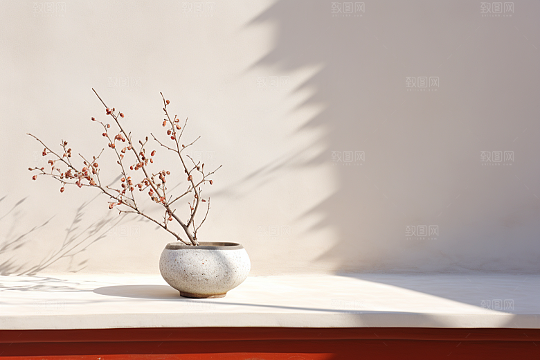 冬天腊梅花高清植物摄影图