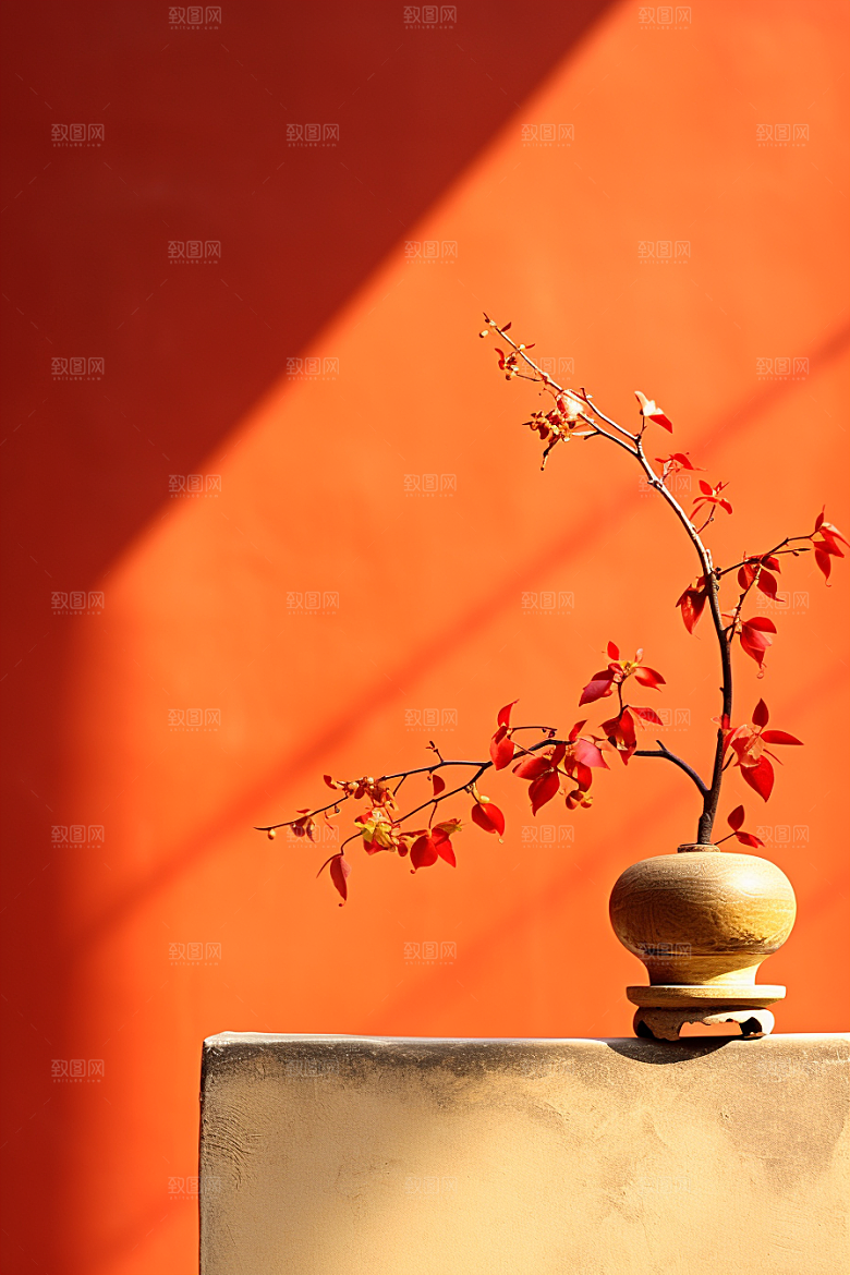 冬天腊梅花花卉传统摄影图