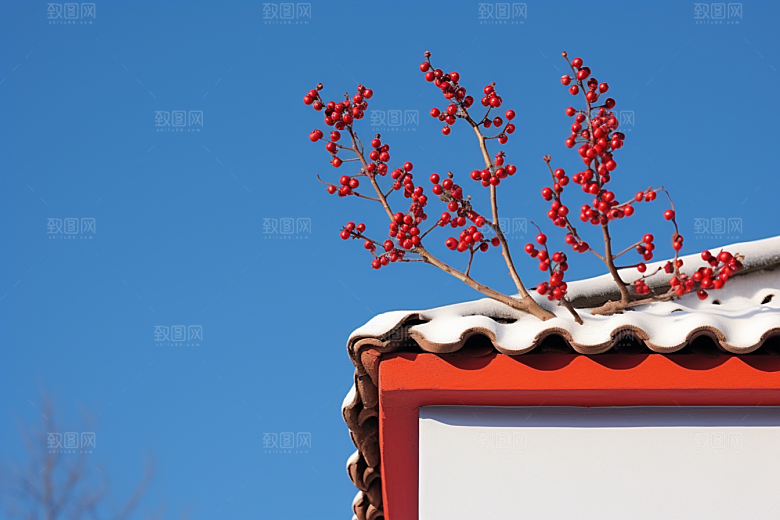 冬天腊梅花芬芳花卉摄影图