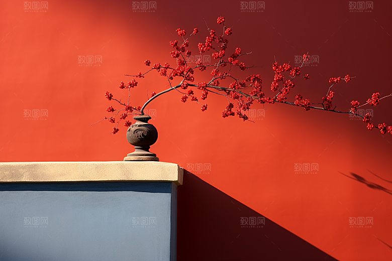 冬天腊梅花优雅冬季摄影图