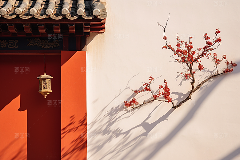 冬天腊梅花花卉冬季摄影图