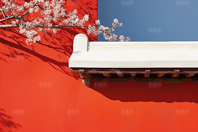 冬天腊梅花寒冷优雅摄影图