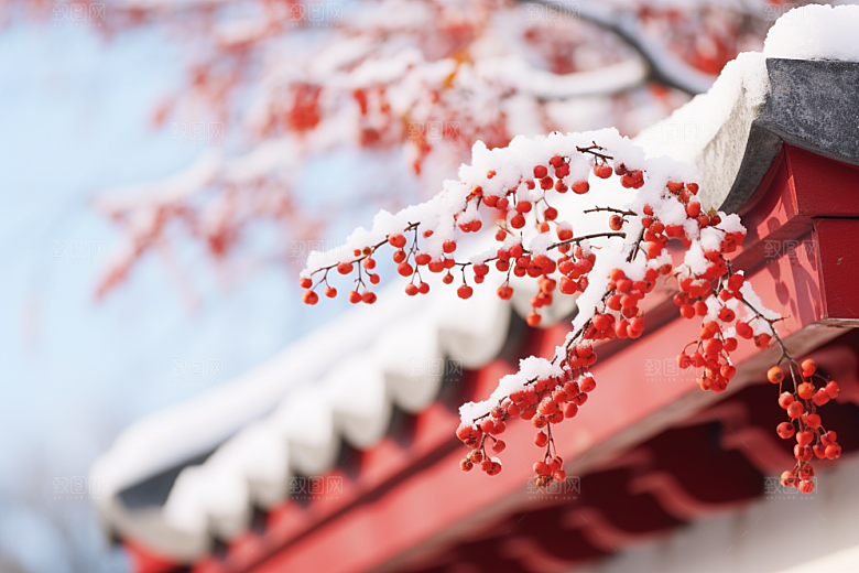 冬天腊梅花传统高清摄影图