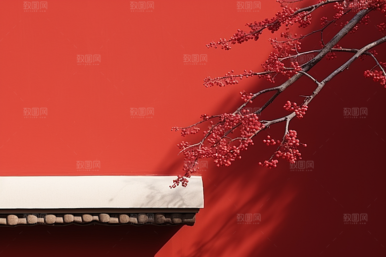 冬天腊梅花寒冷优雅摄影图