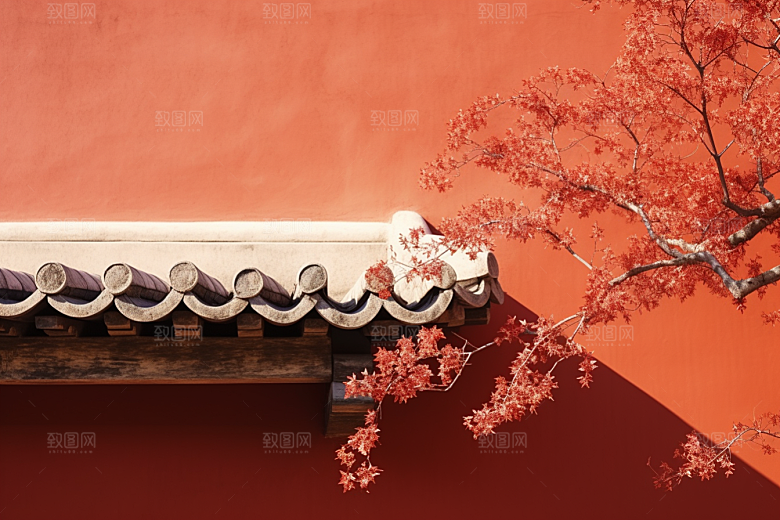 冬天腊梅花园林寒冷摄影图