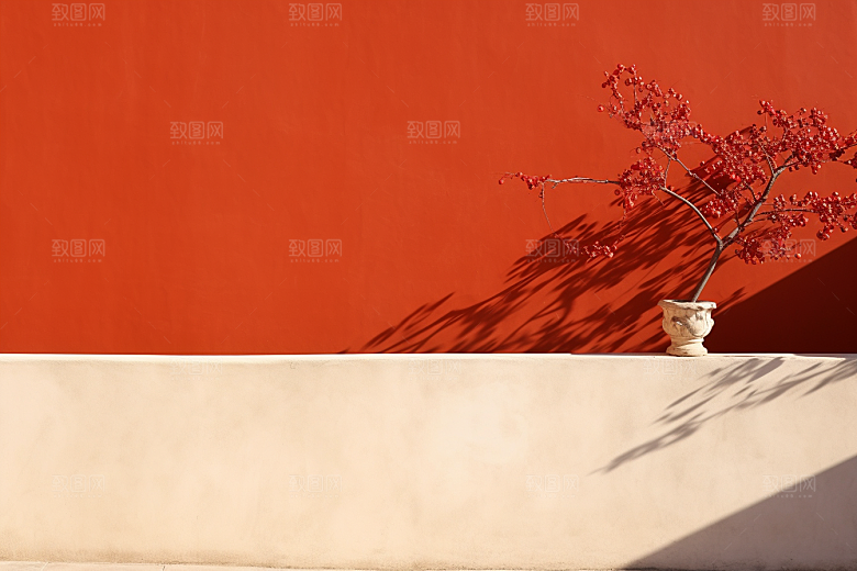 冬天腊梅花花卉传统摄影图