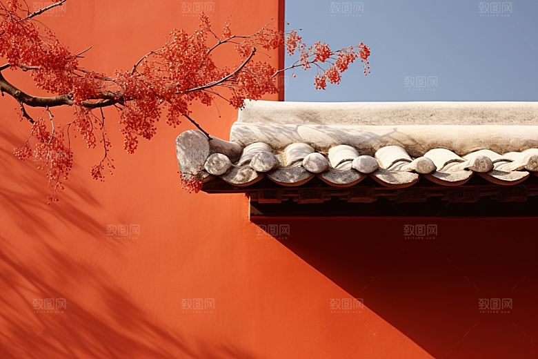 冬天腊梅花自然花卉摄影图