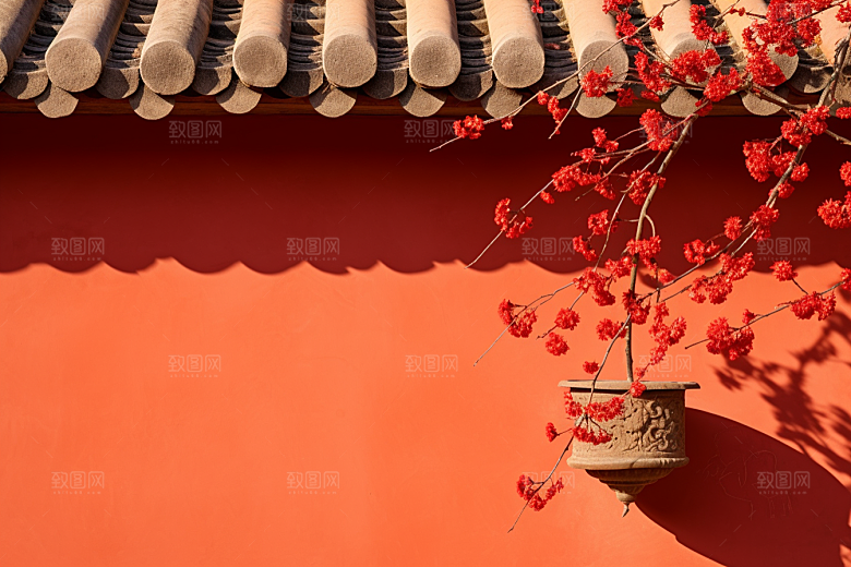冬天腊梅花冬季芬芳摄影图