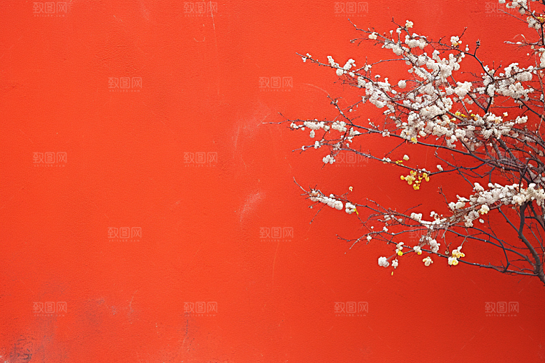 冬天腊梅花传统自然摄影图