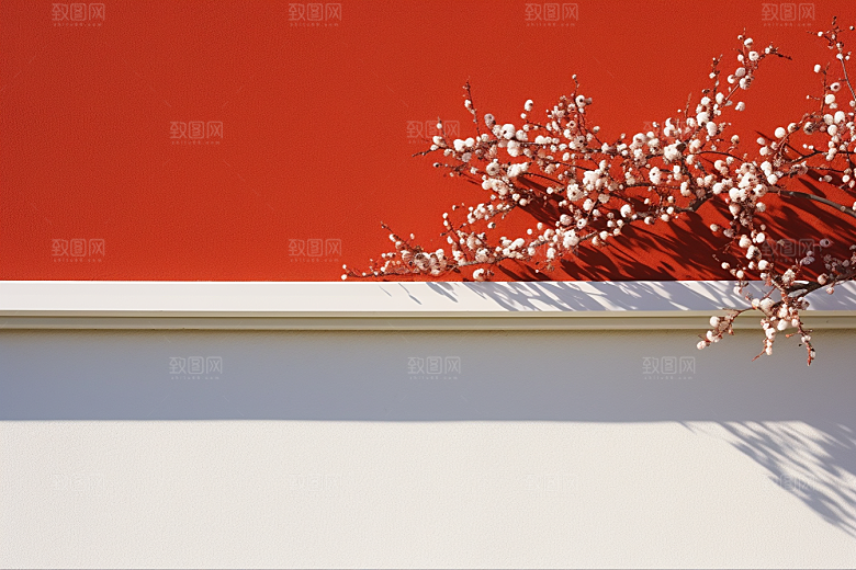 冬天腊梅花植物高清摄影图