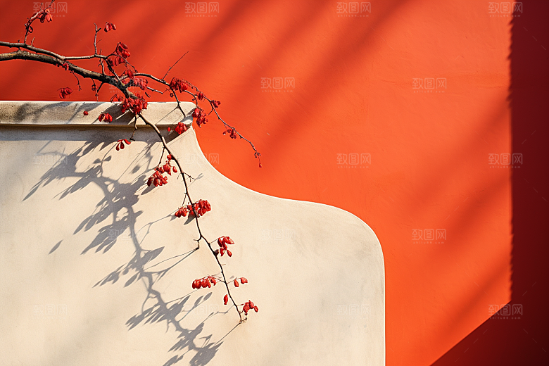 冬天腊梅花寒冷花卉摄影图