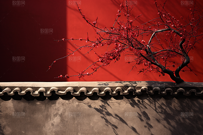 冬天腊梅花芬芳花卉摄影图