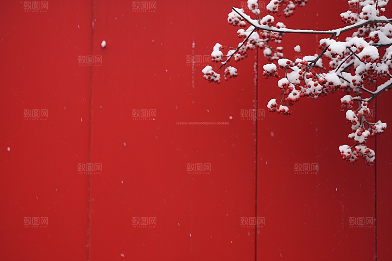 冬天腊梅花中国风高清摄影图